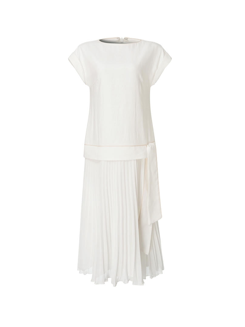 Ivory Linen Dress