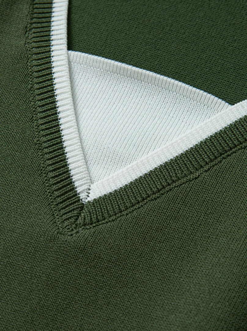 Green Knit Top
