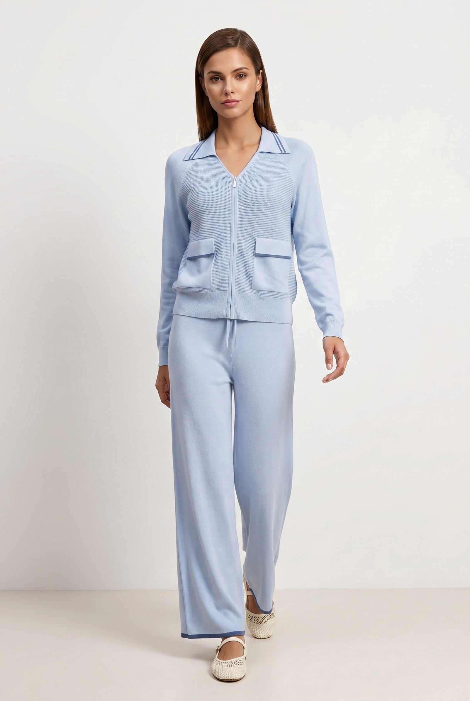 Blue Knit Jumper