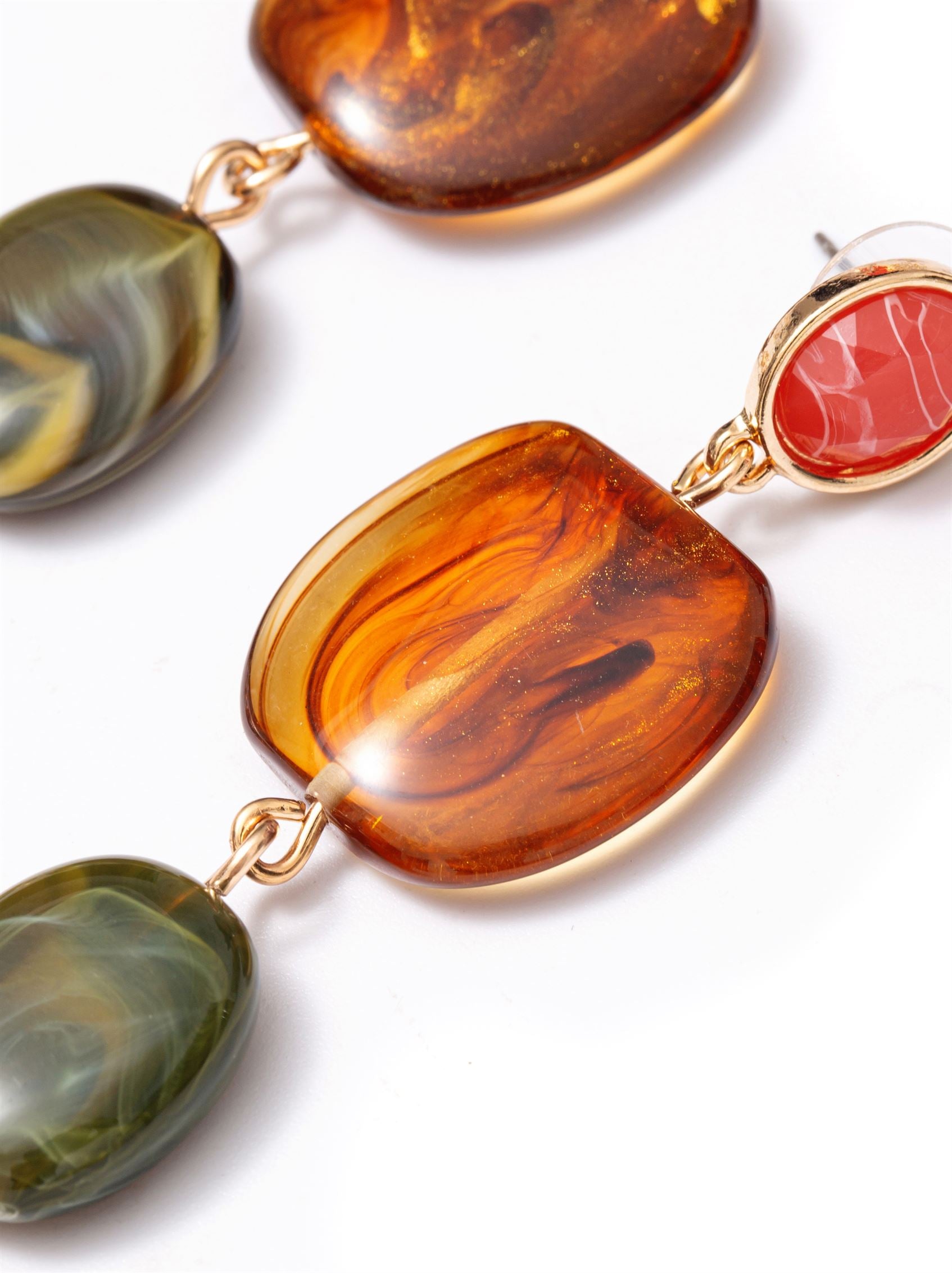 Resin Drop Earrings