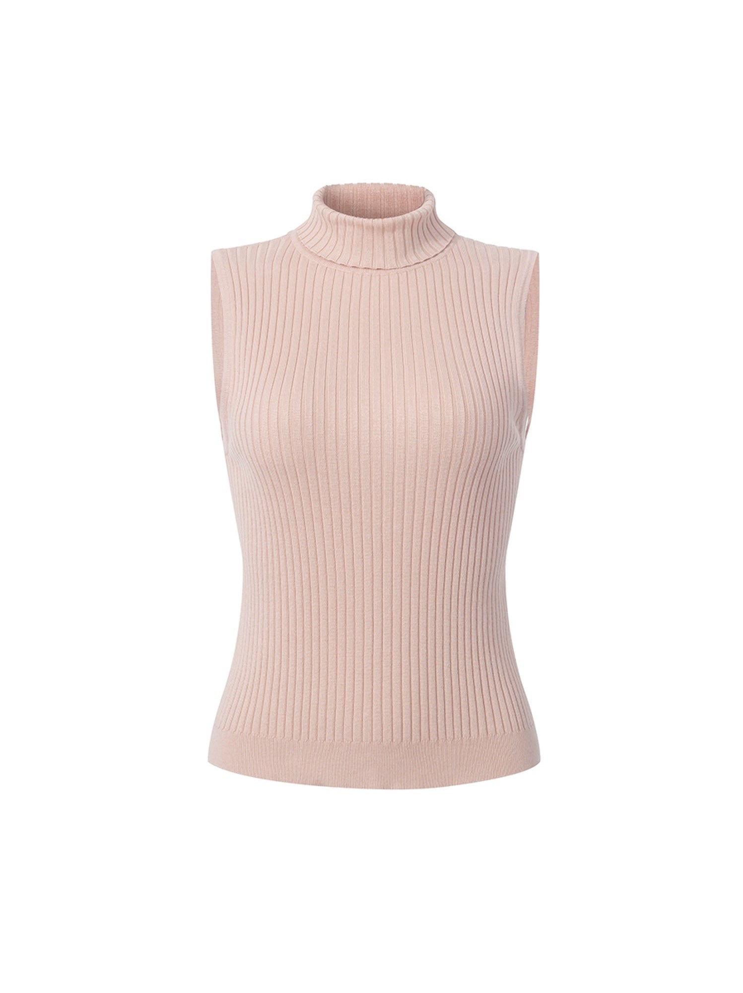Sleeveless Rib Knitted Top - Femi9 EG