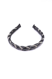 Leather Braid Headband - Femi9 EG