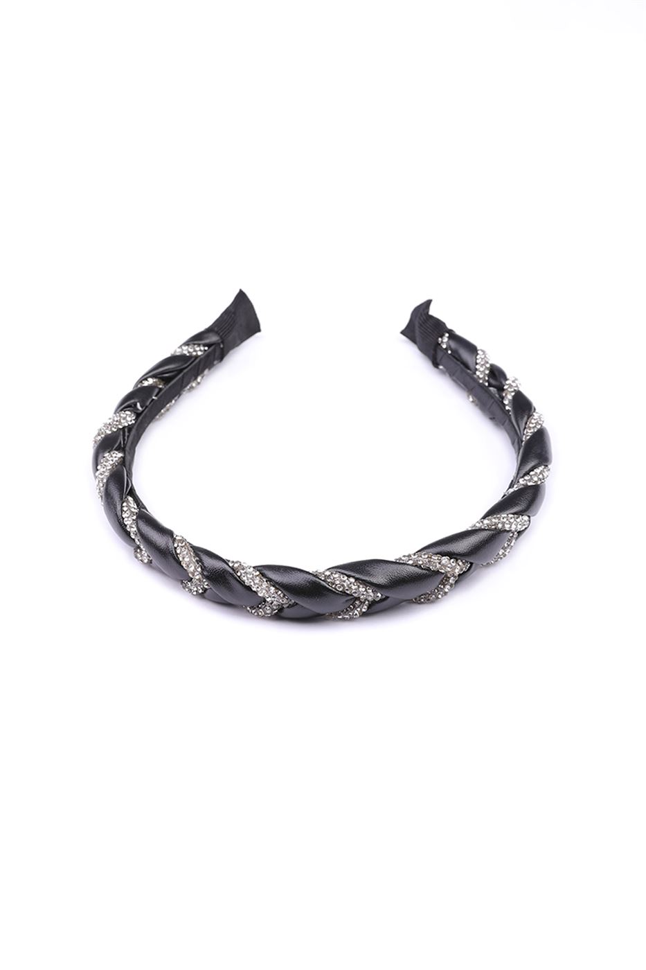 Leather Braid Headband - Femi9 EG