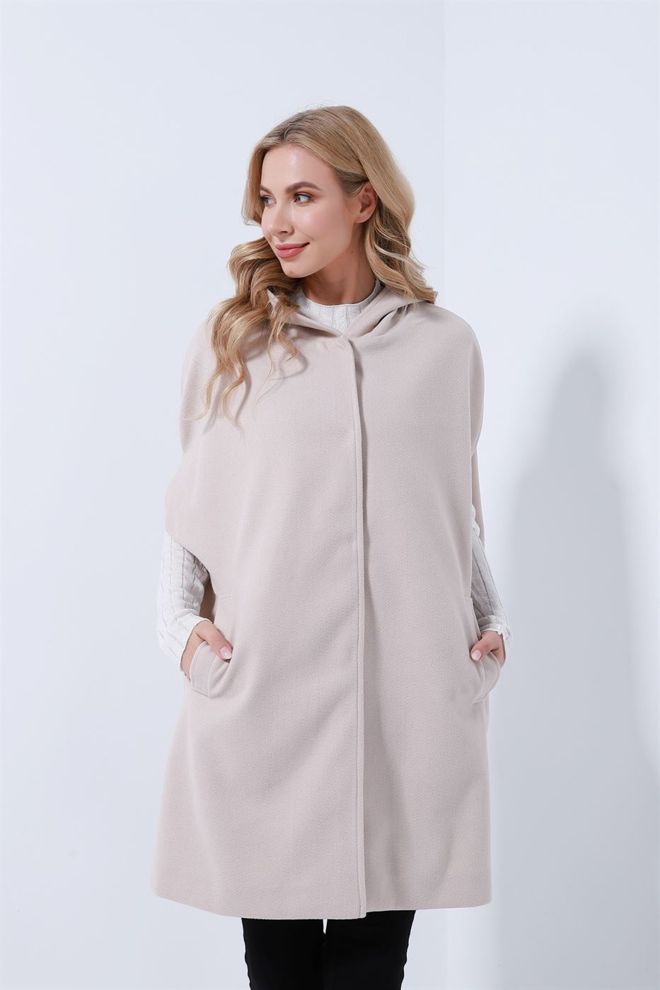 Hoodie Cape Coat - Femi9 EG