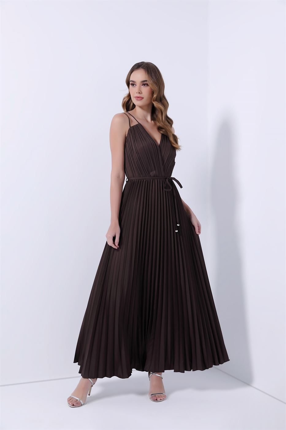 Maxi Pleated Dress - Femi9 EG