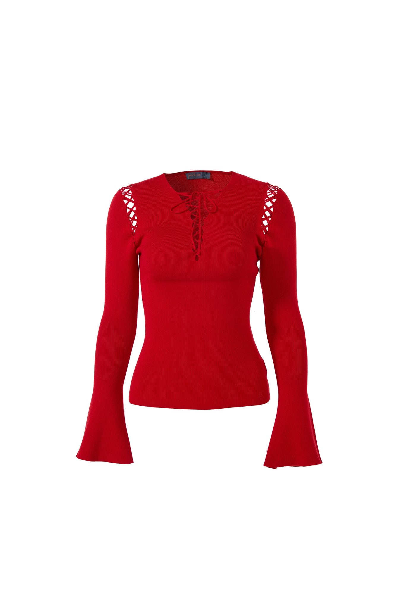 Lace-Up Pullover - Femi9 EG