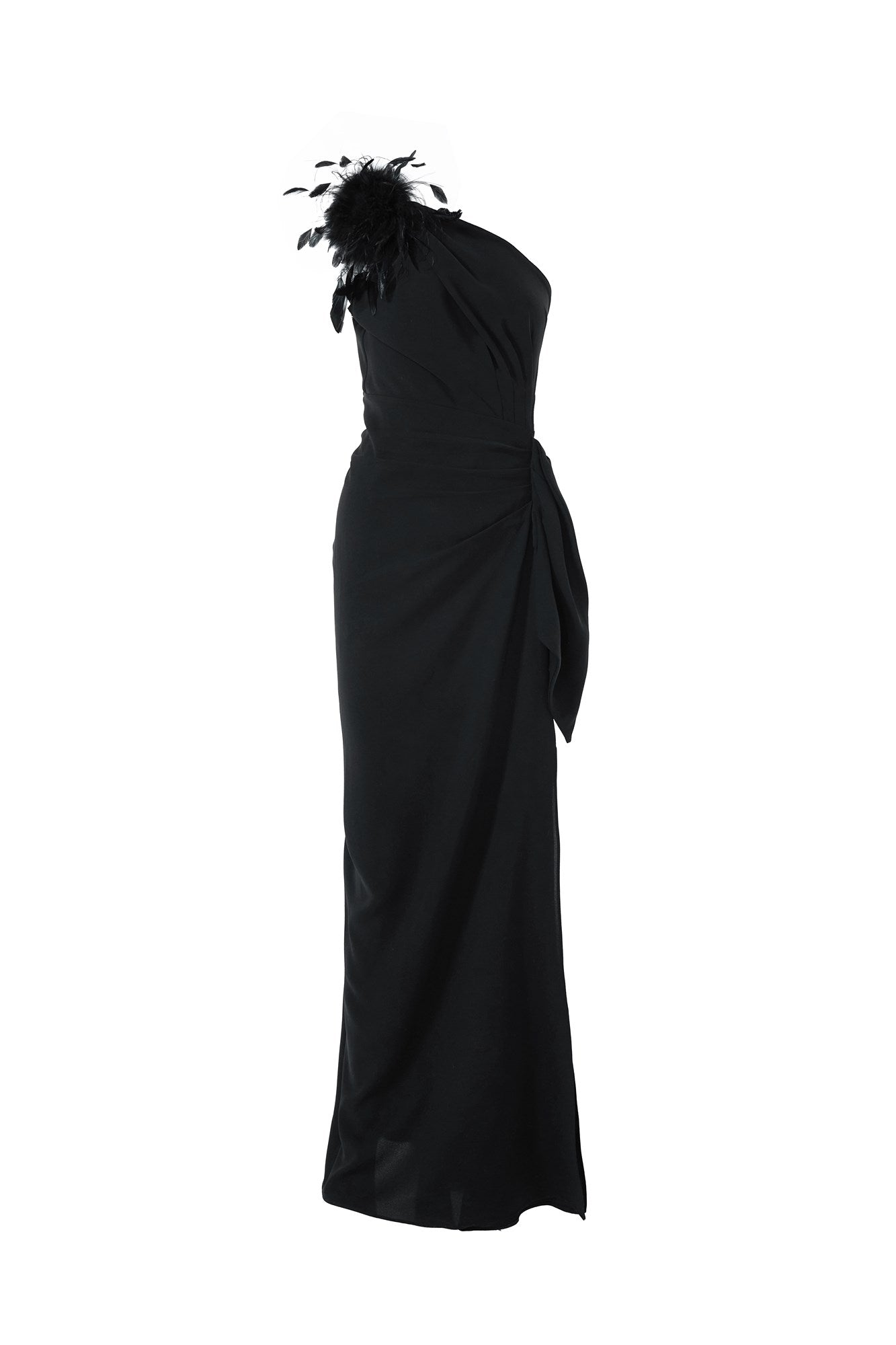 Assymetrical Shoulder Dress - Femi9 EG