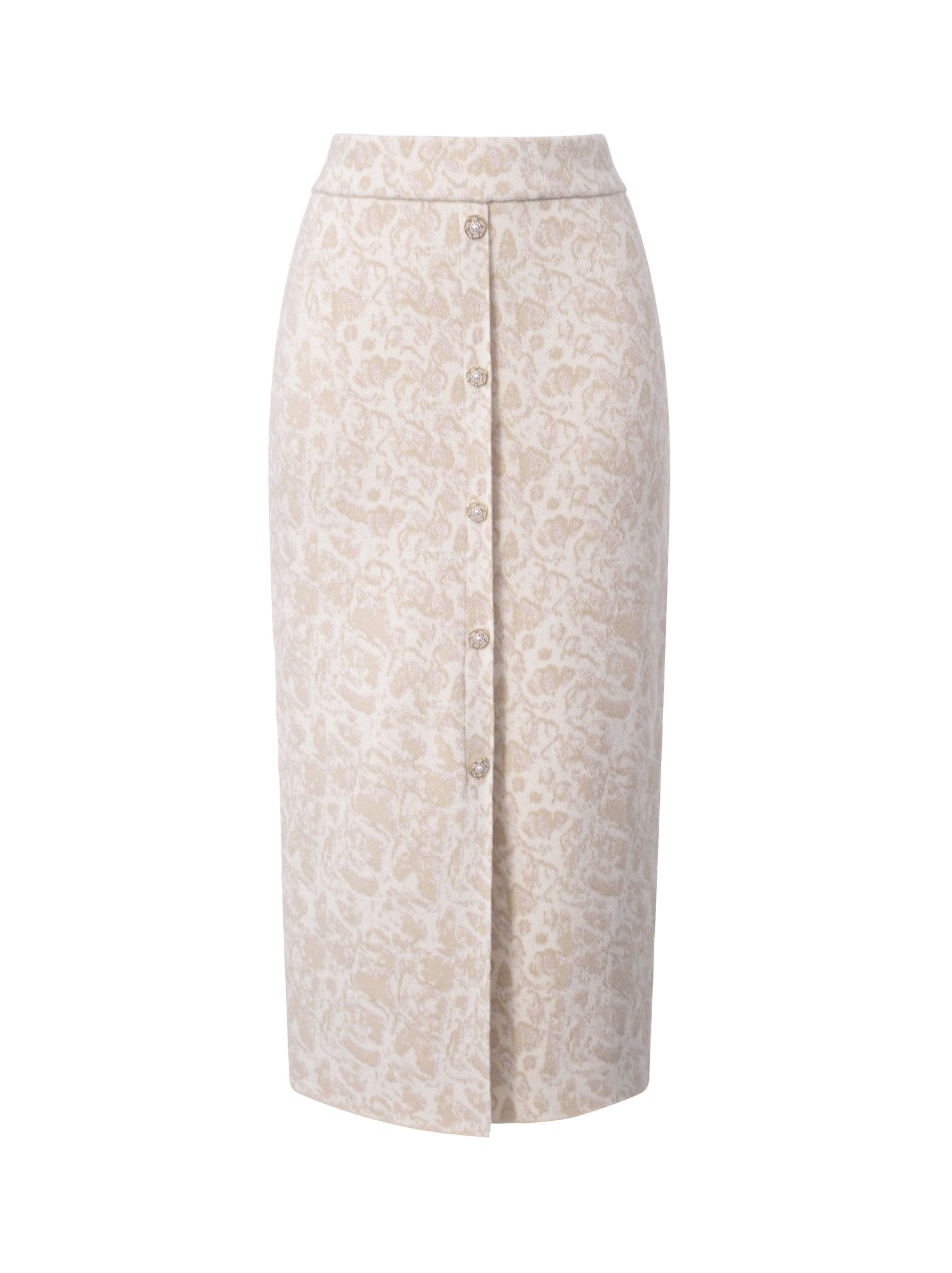 Jacquard Pencil Skirt - Femi9 EG