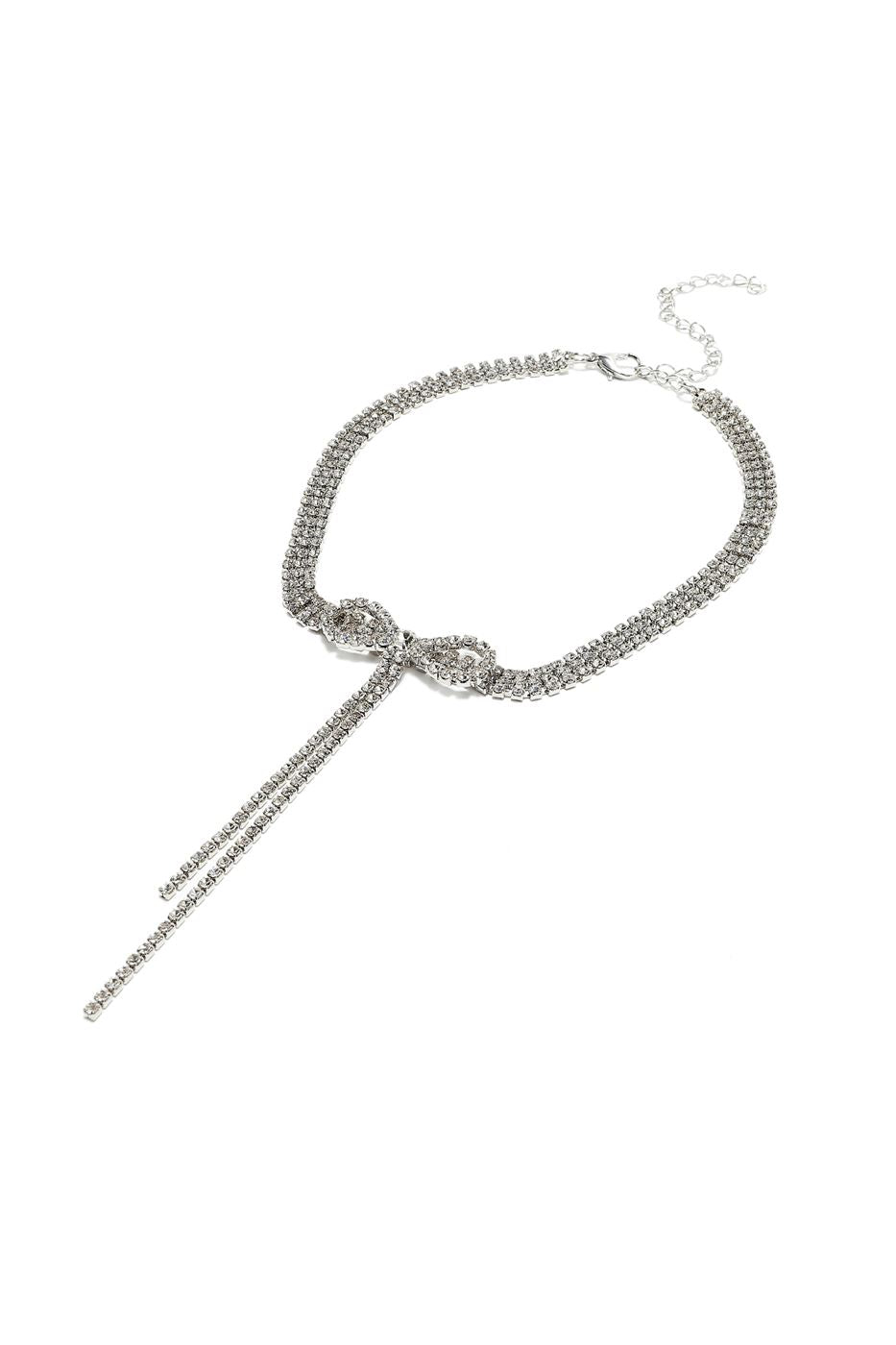 Choker With Silver Tone - Femi9 EG