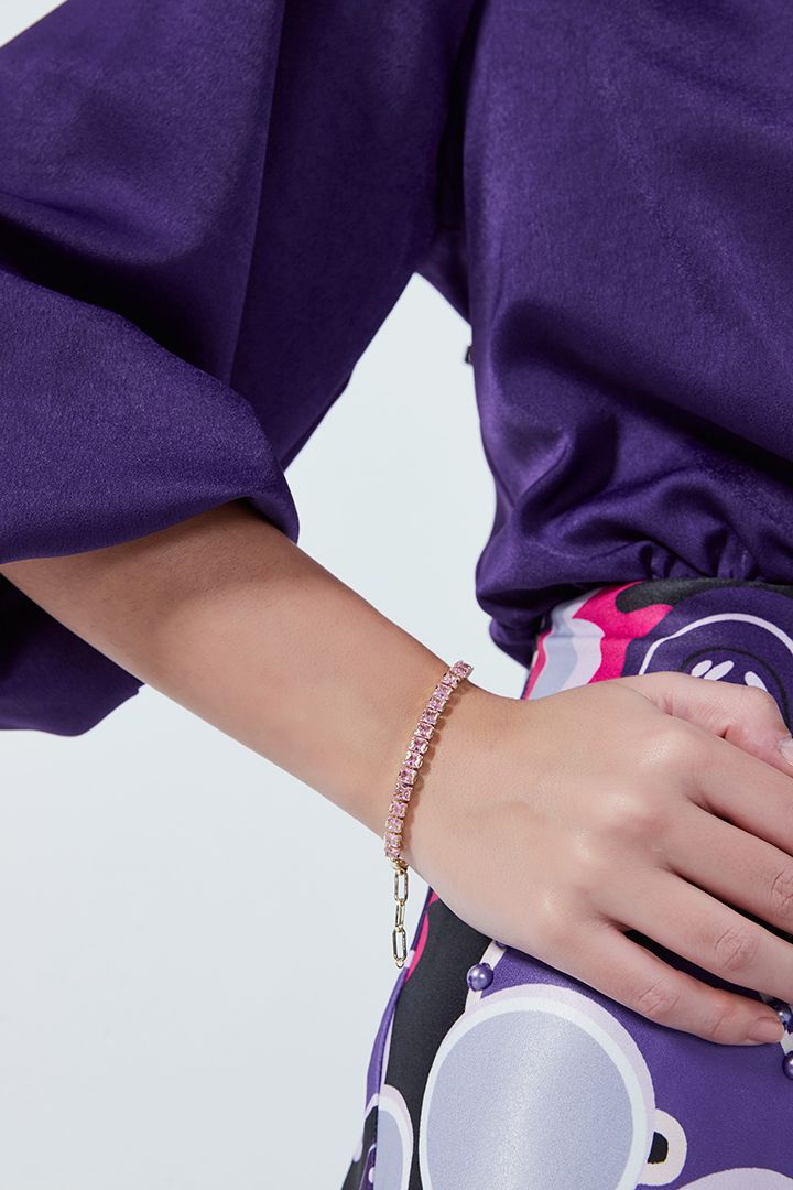 Bracelet With Gold-Pink Tone - Femi9 EG