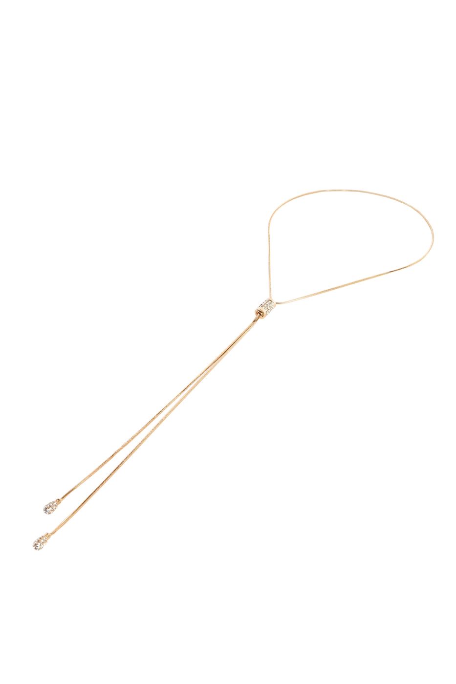 Necklace Long Length Gold Tone - Femi9 EG