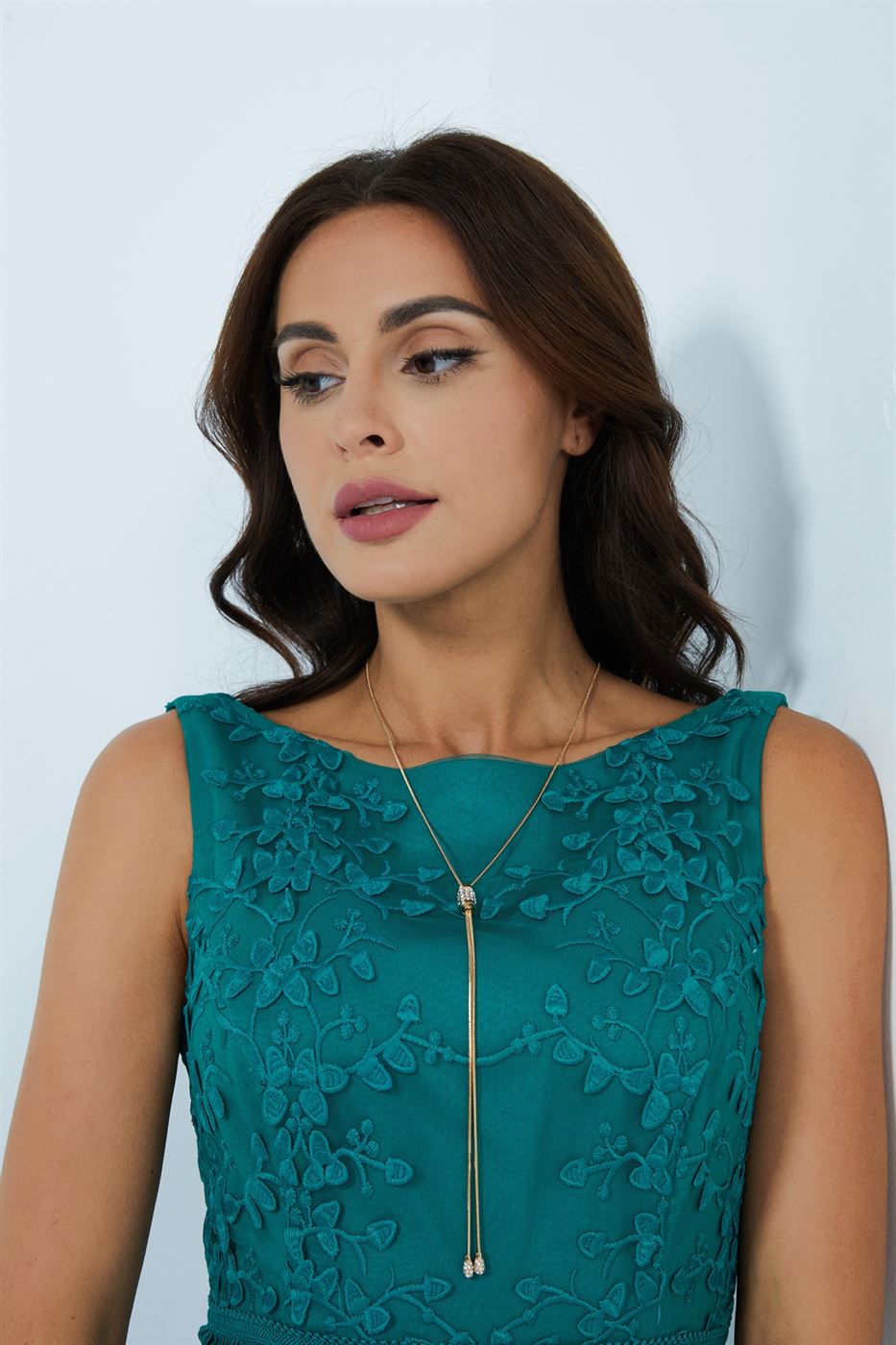 Necklace Long Length Gold Tone - Femi9 EG