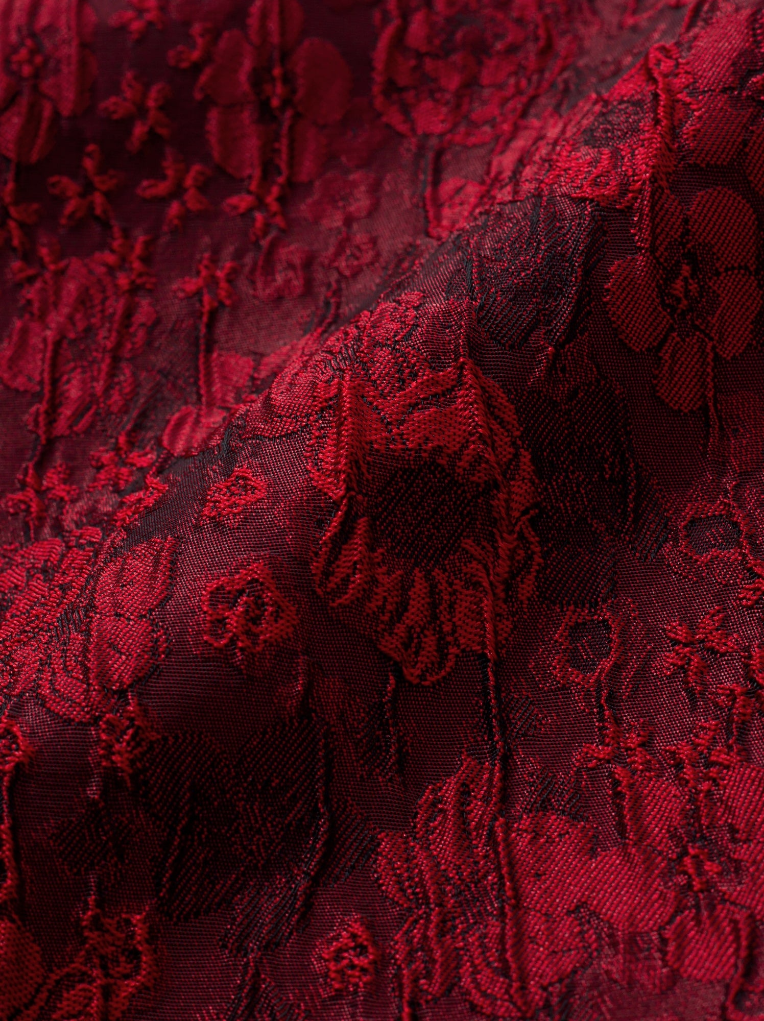 High Waist Jacquard Skirt - Femi9 EG
