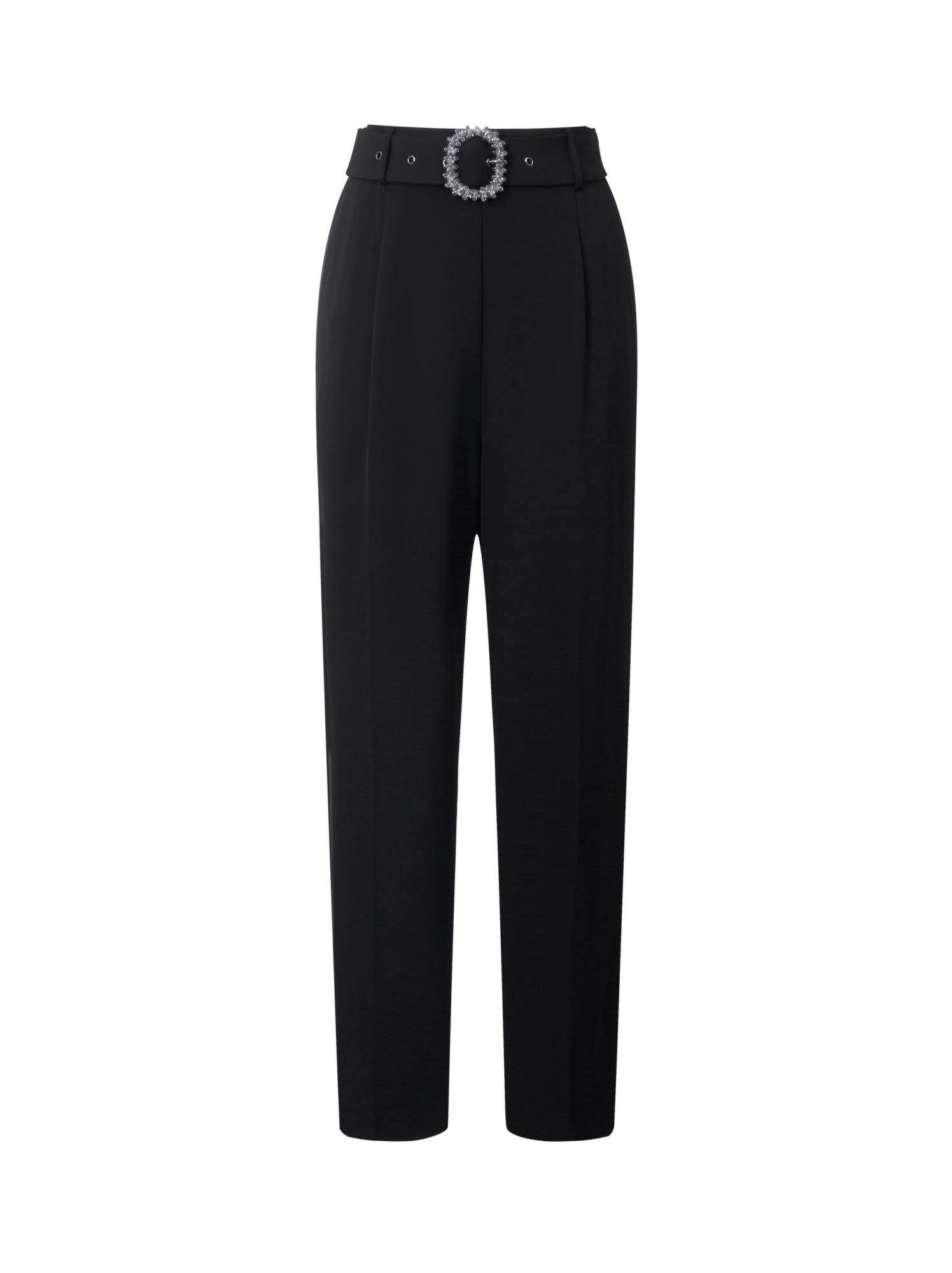 Pants With Ctystal Buckle - Femi9 EG
