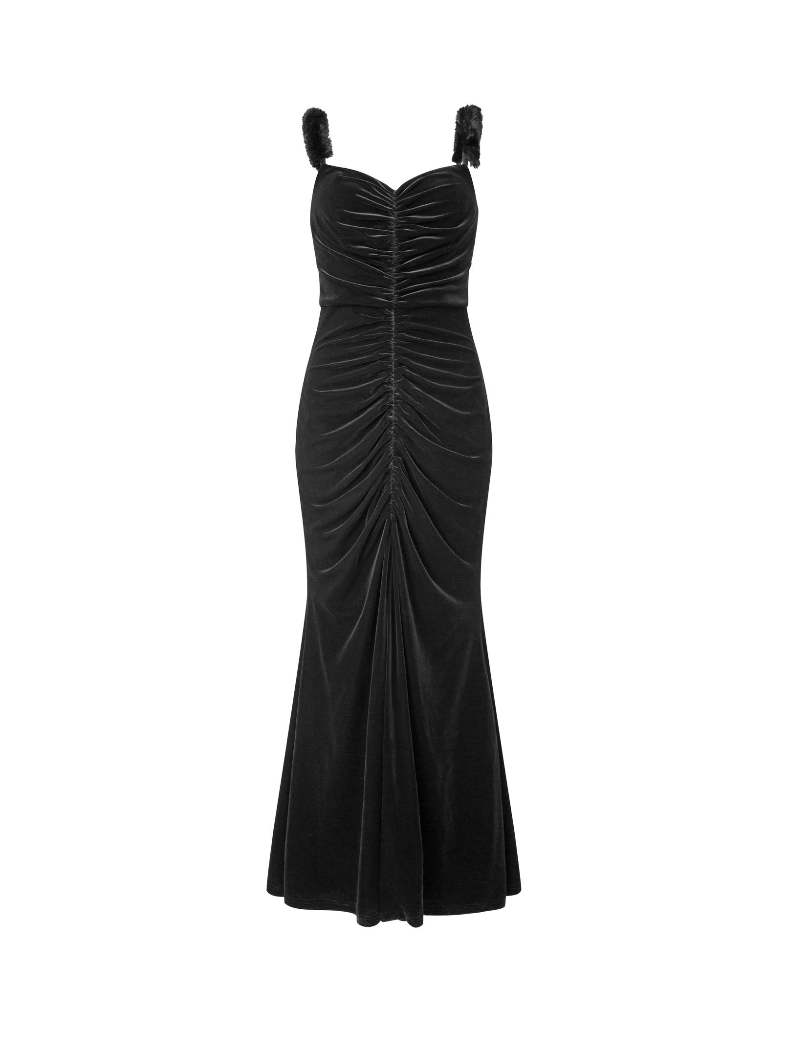 Velvet Coral Dress