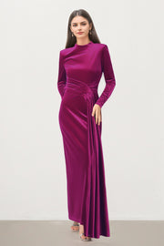 Royal Velvet Dress