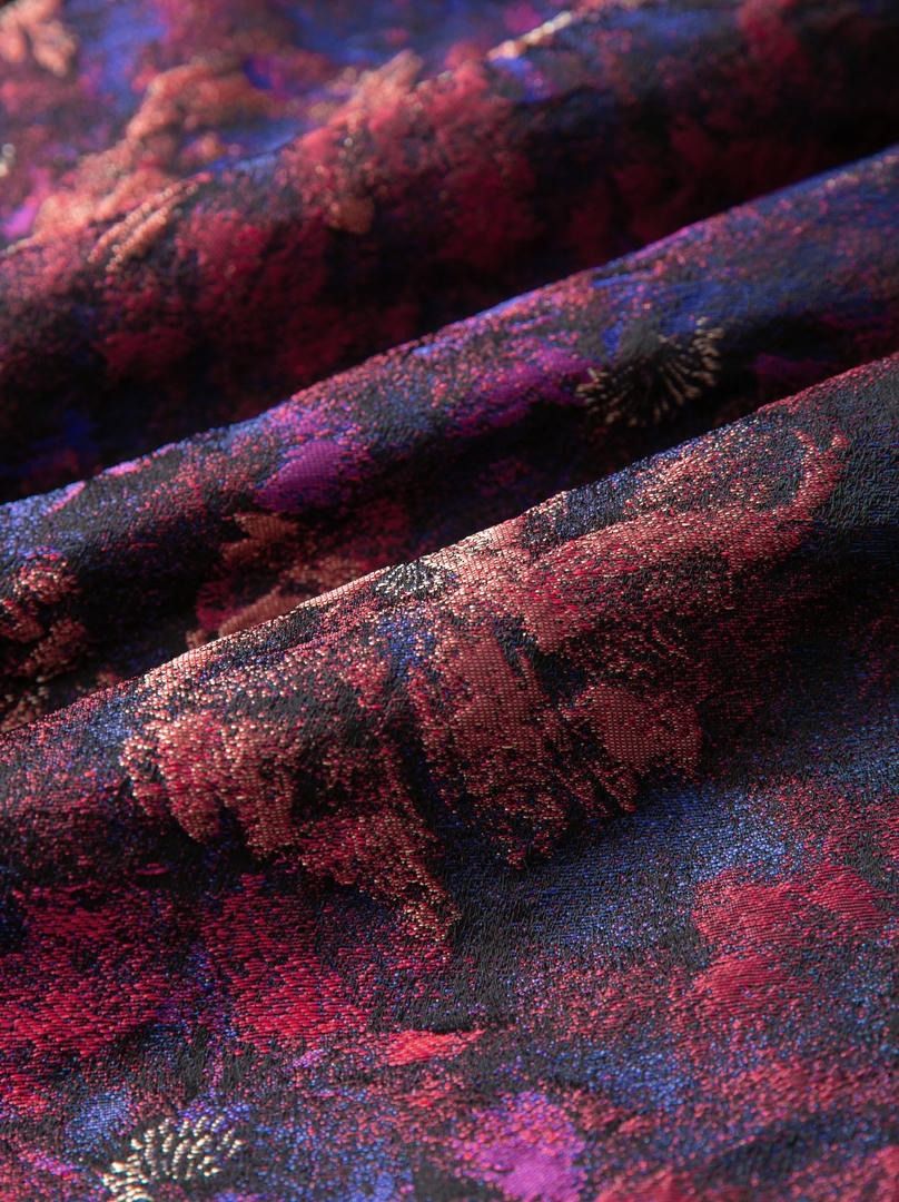 Colorful Brocade Dress