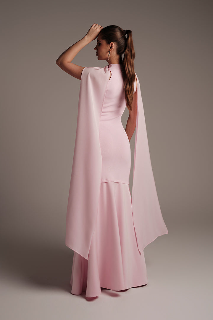 Rose Crepe Dress