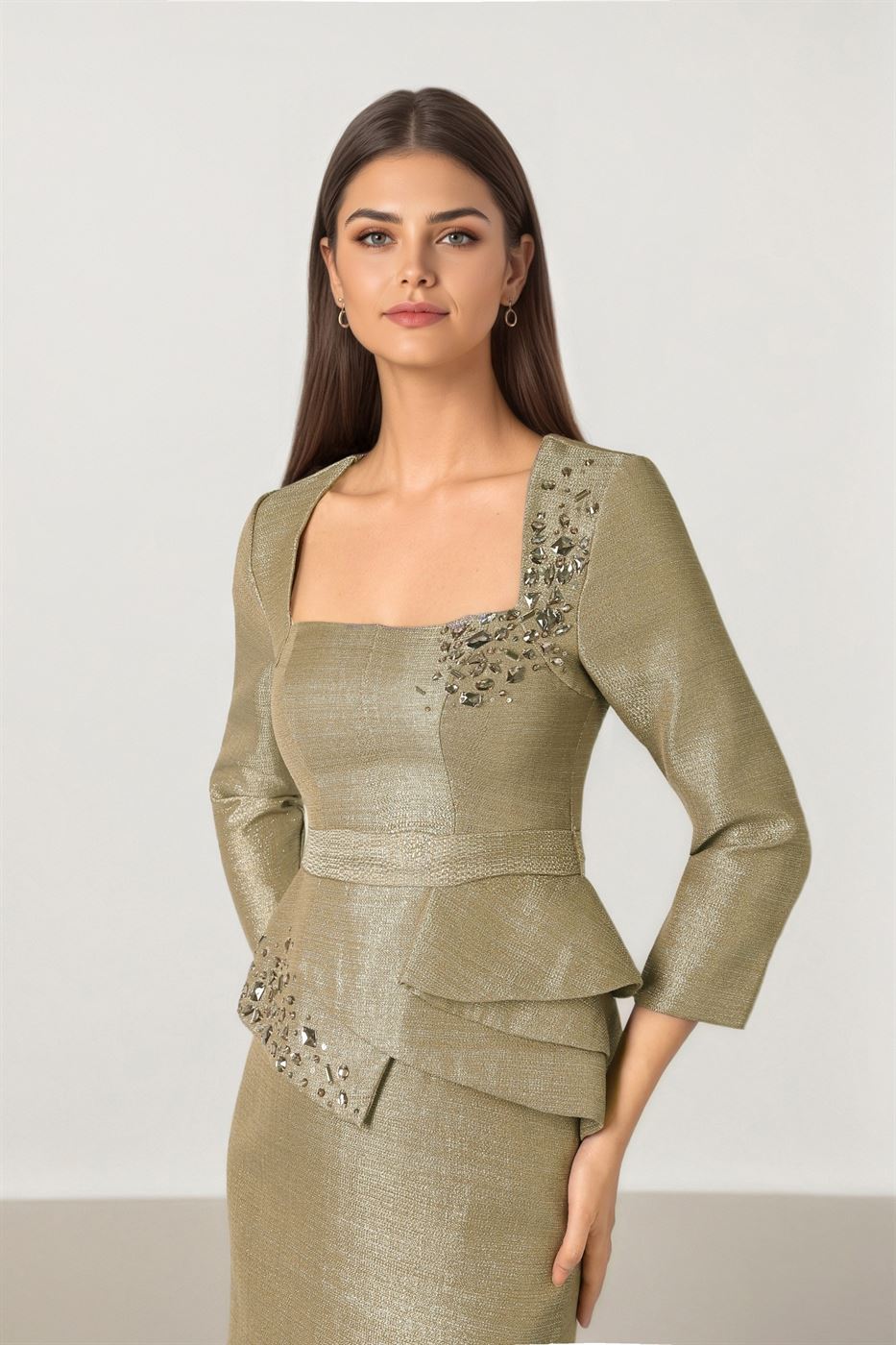 Brocade Structured Top