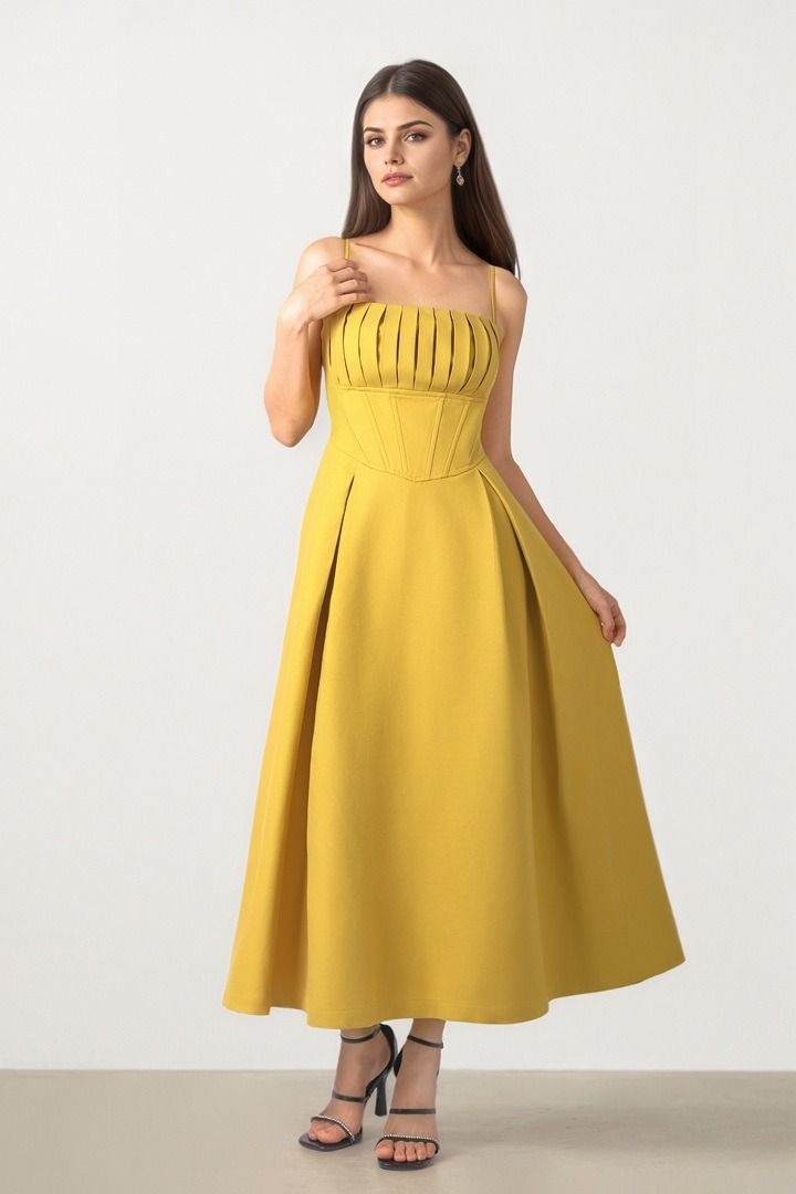 Medi Yellow Dress