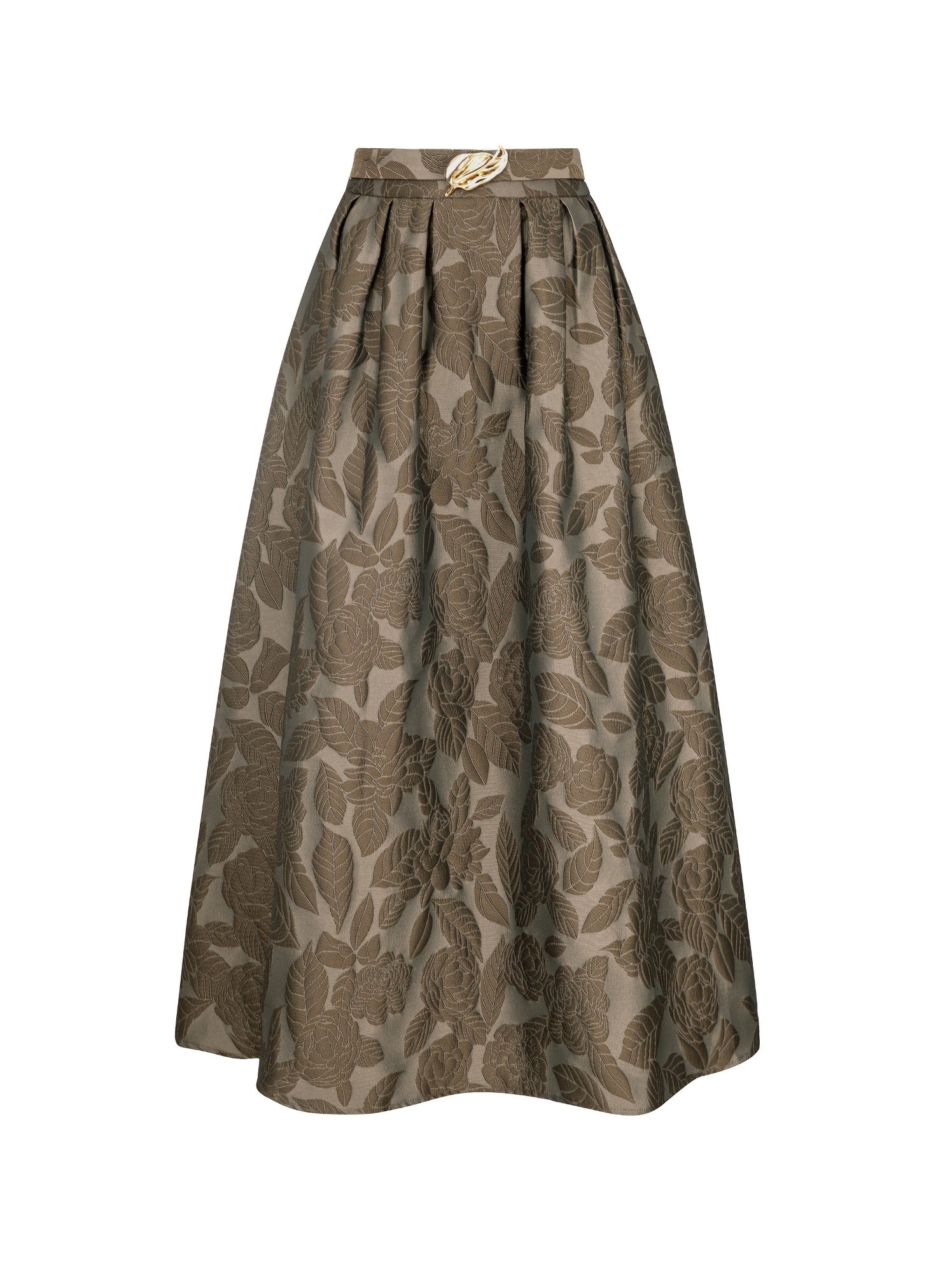 Jacquard A-Line Skirt