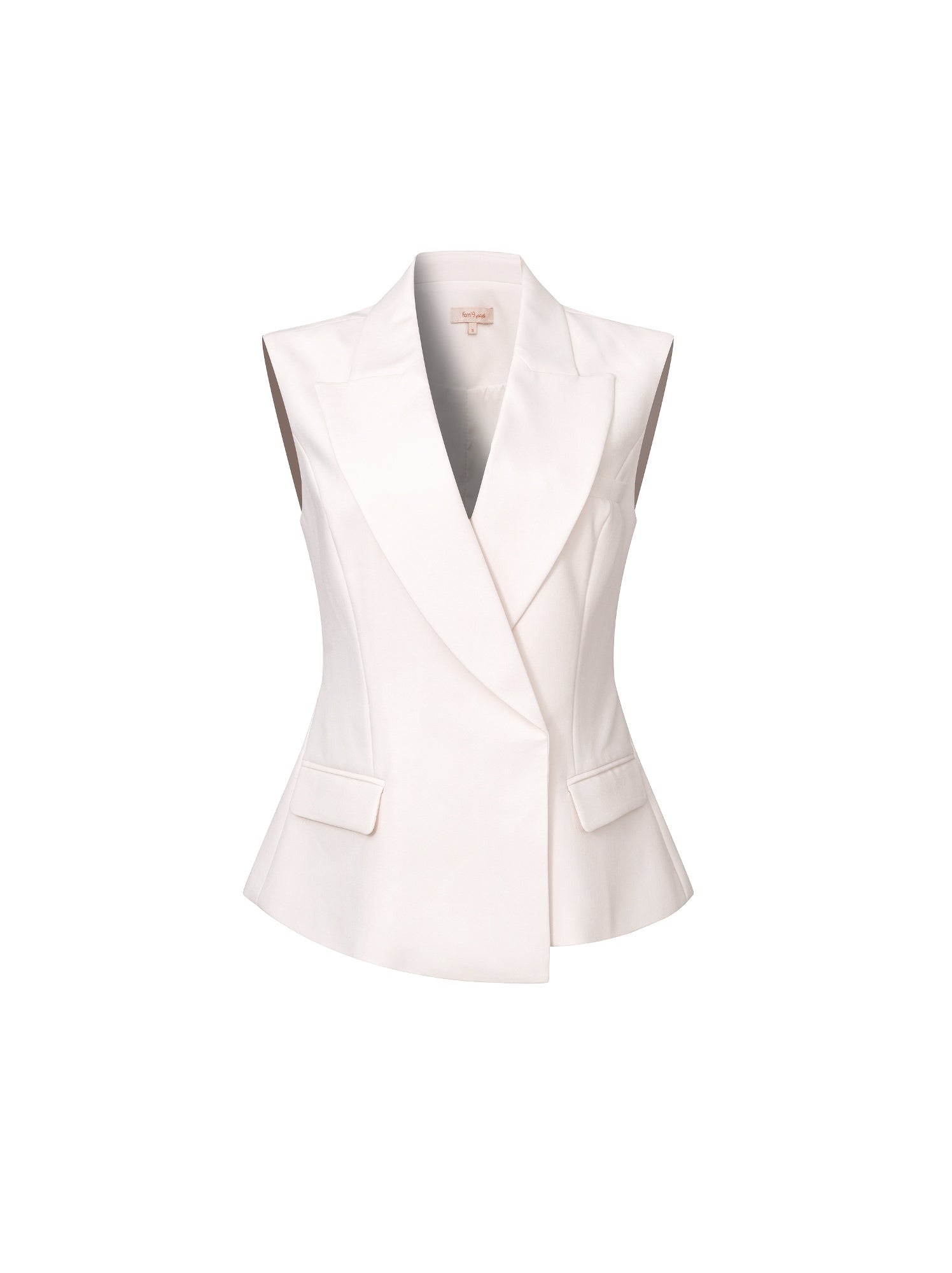 Crepe Tailored Vest