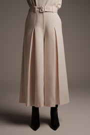 Crepe Wide Pants