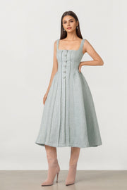 Twill A-Line Dress