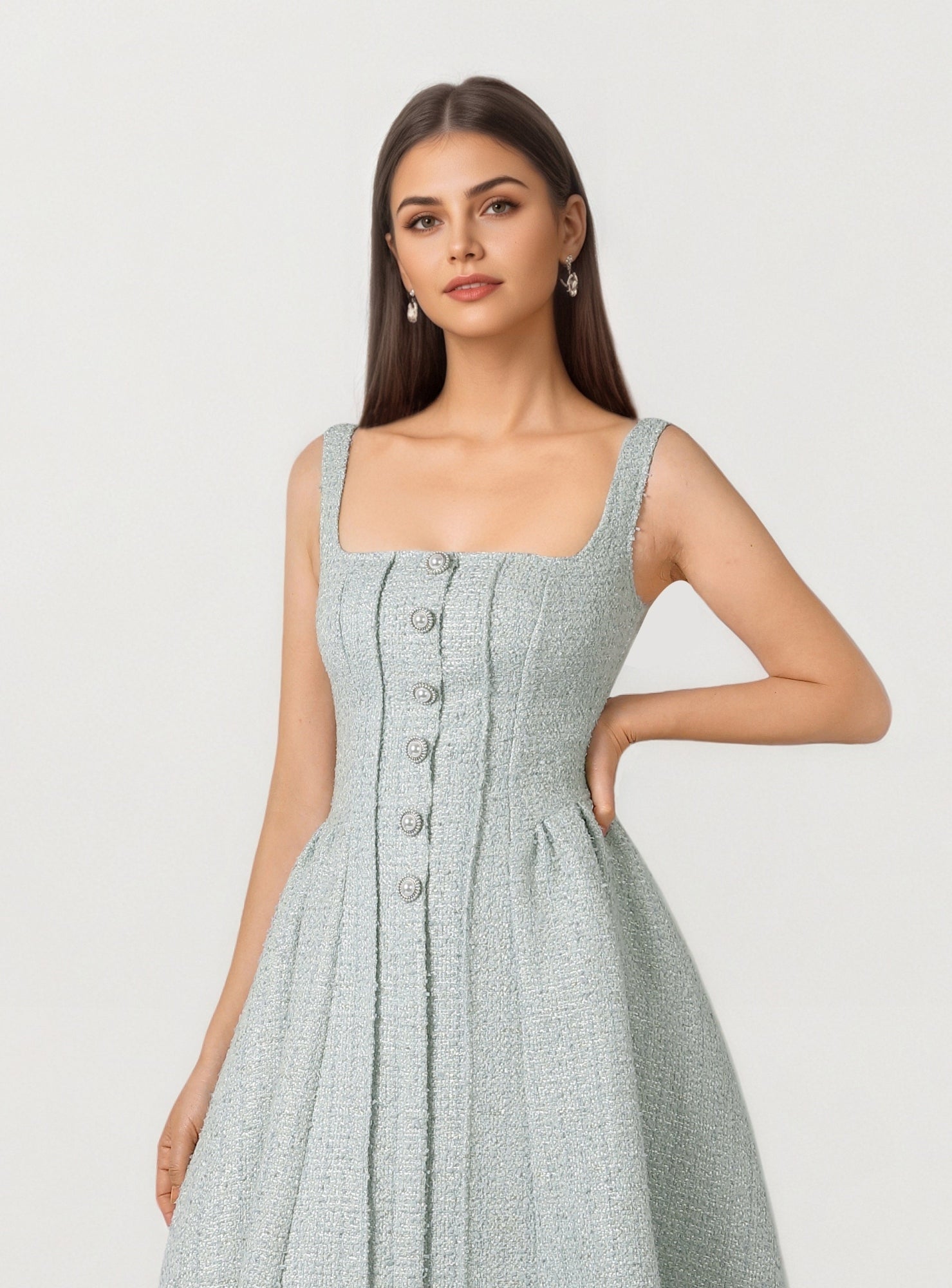 Twill A-Line Dress