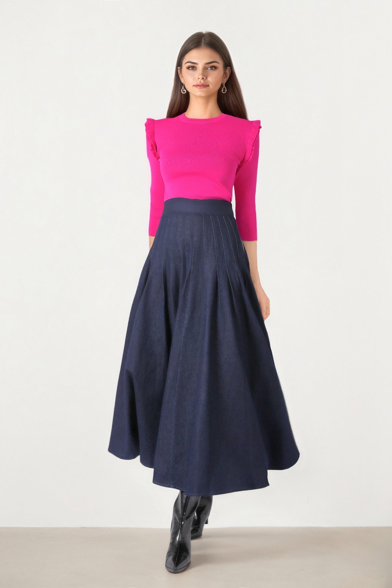 Fuchsia Knit Top