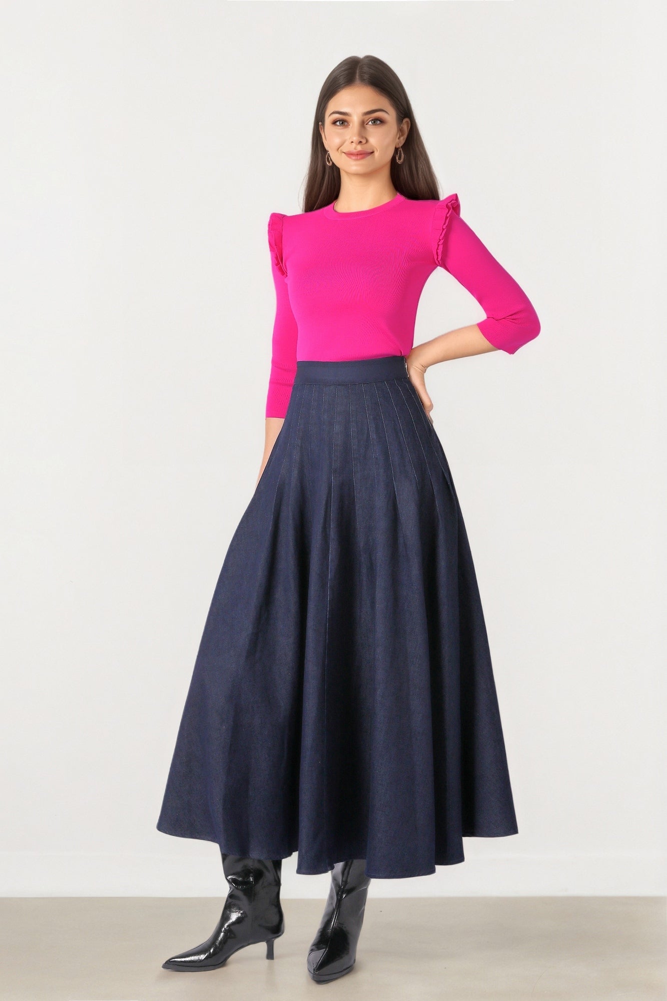 Fuchsia Knit Top