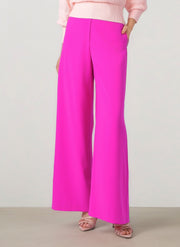 Fuchsia Crepe Pants