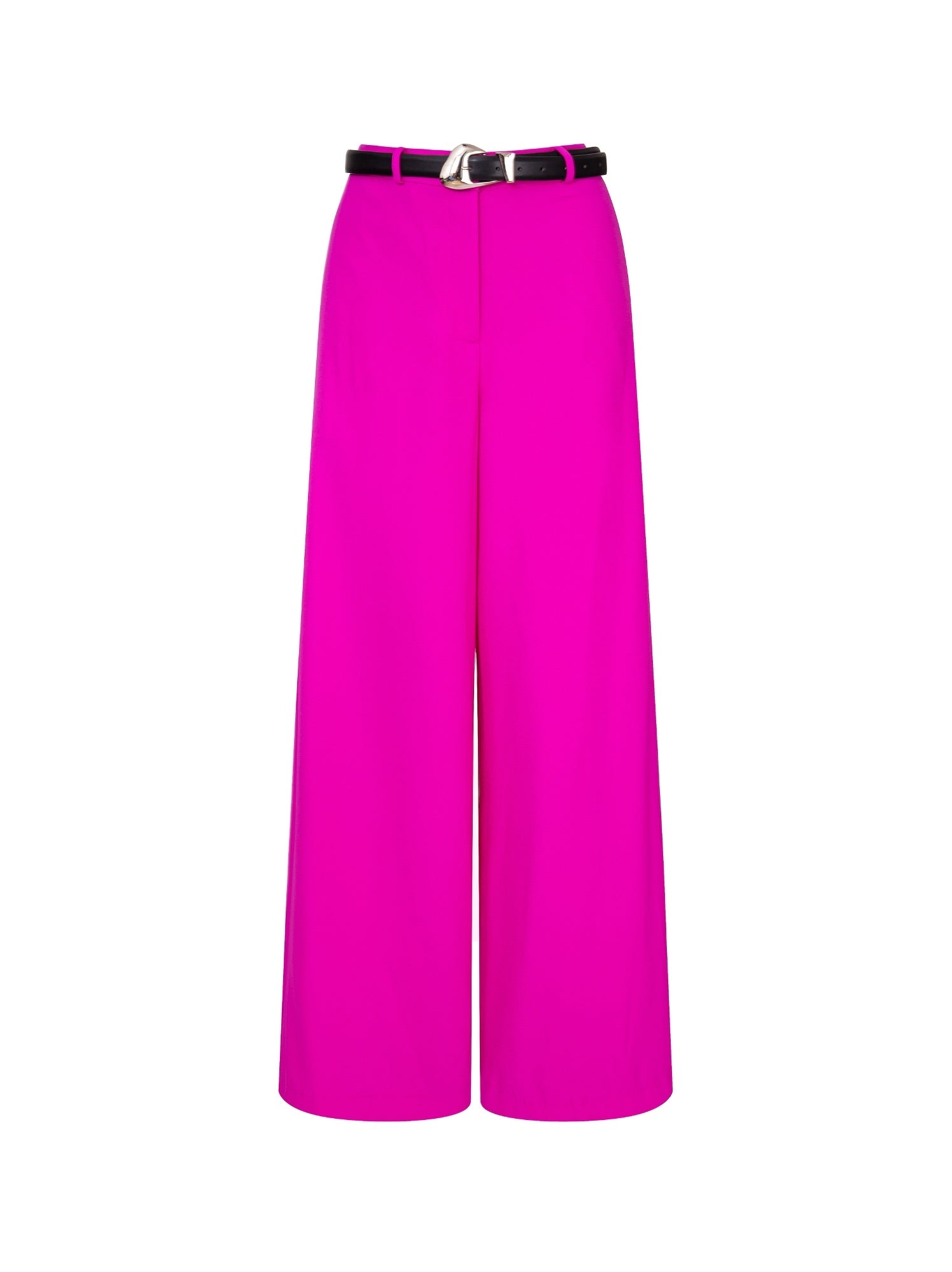 Fuchsia Crepe Pants