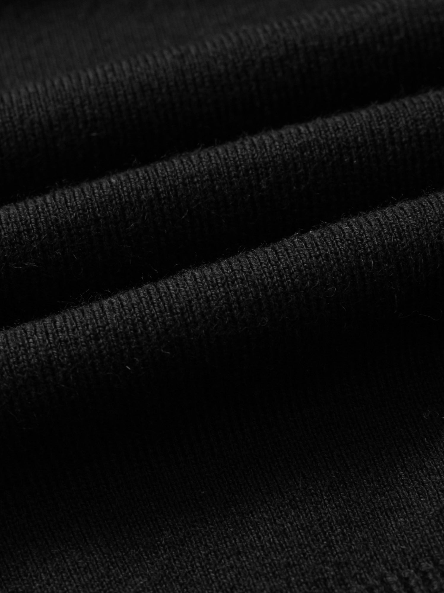 Black Short-Sleeve Knit