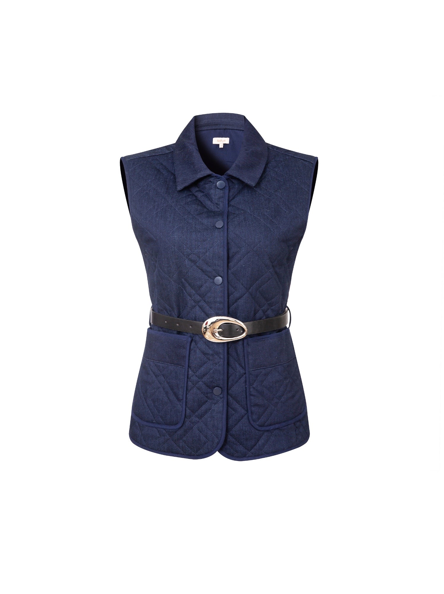 Dark Blue Denim Vest
