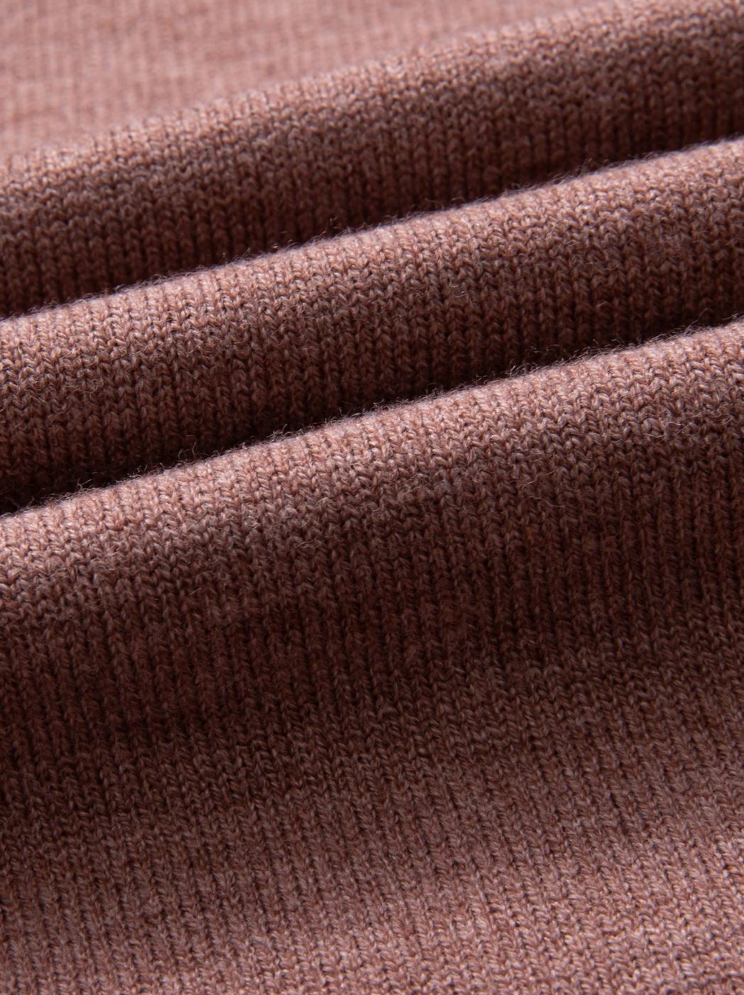 Brown Knit Wide Pants