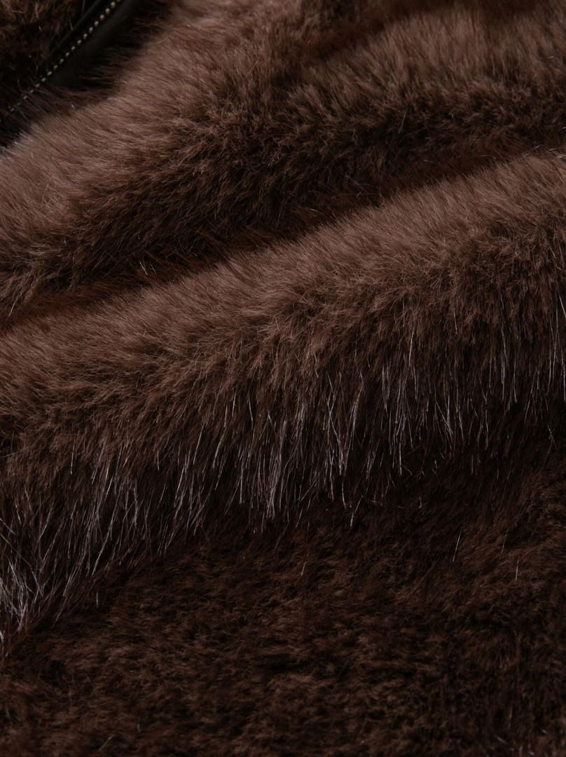 Brown Fur Vest
