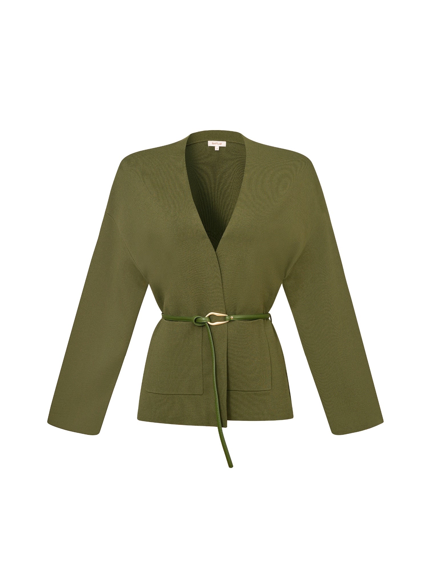 Belted Knit Cardigan