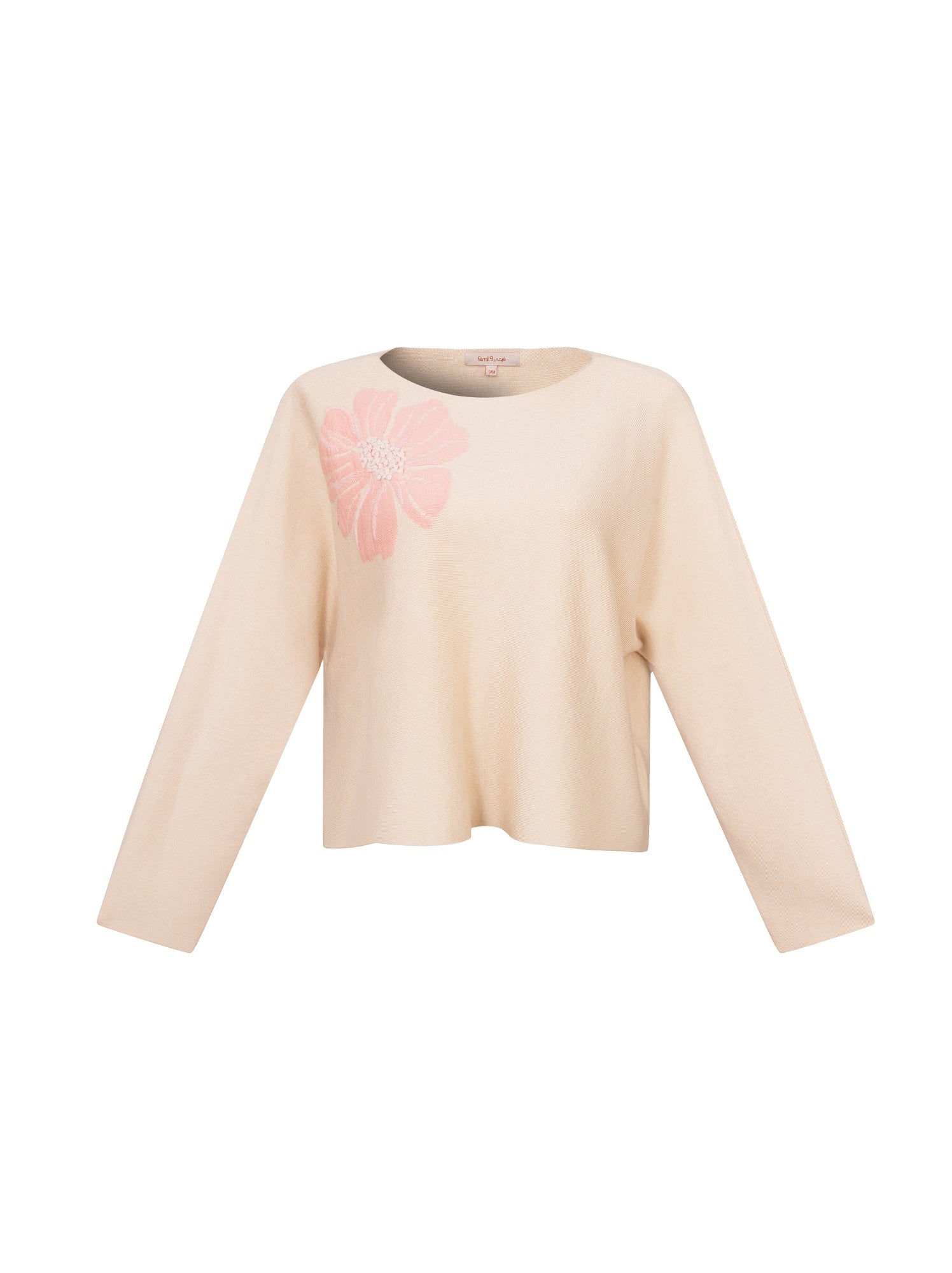 Two-Tone Knit Pullover