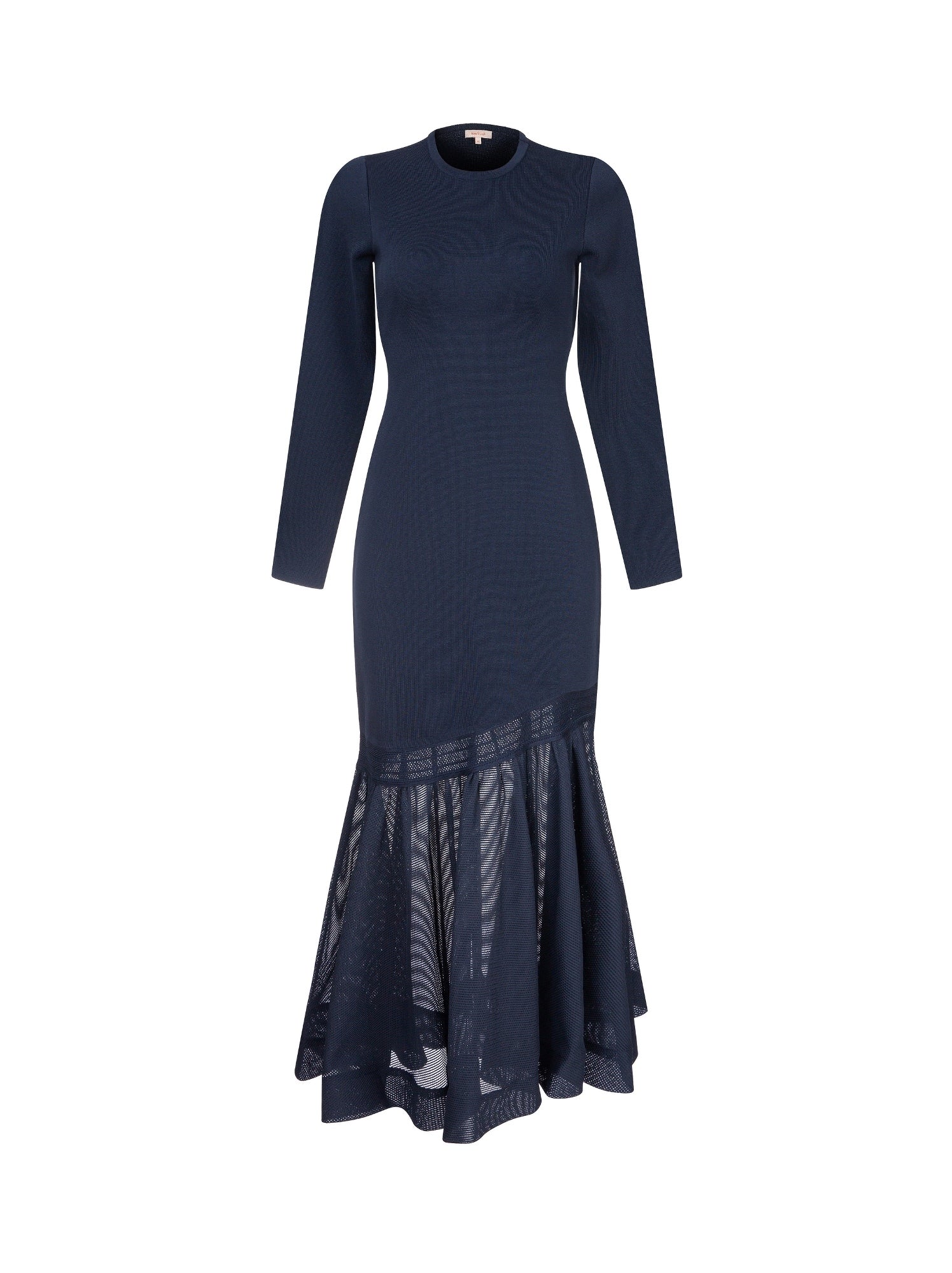 Long-Sleeve Knit Dress