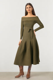Tiered  Midi Knit Dress