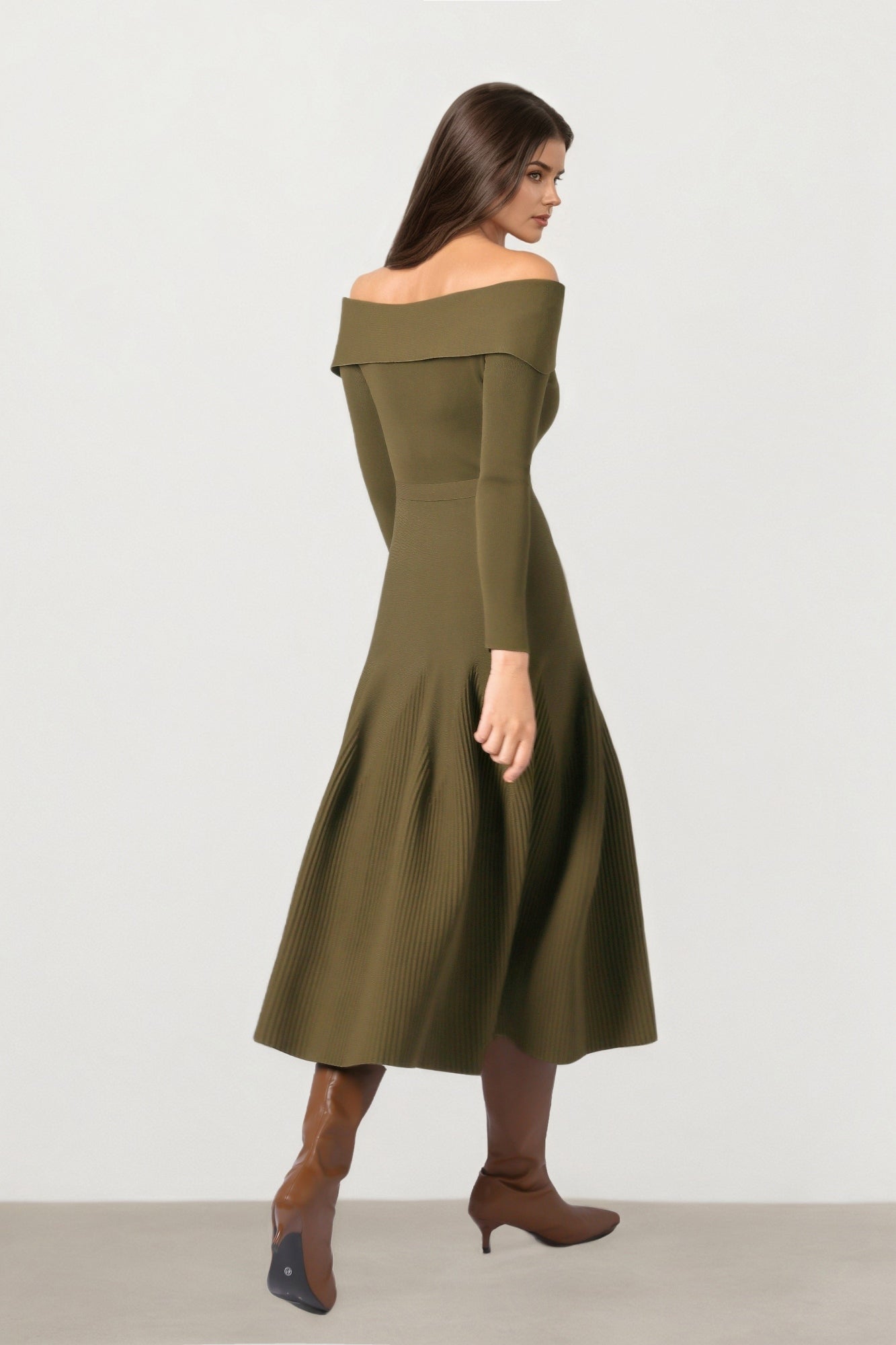 Tiered  Midi Knit Dress