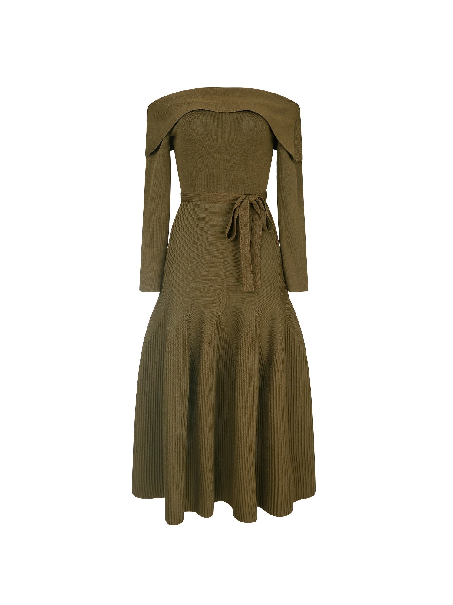 Tiered  Midi Knit Dress