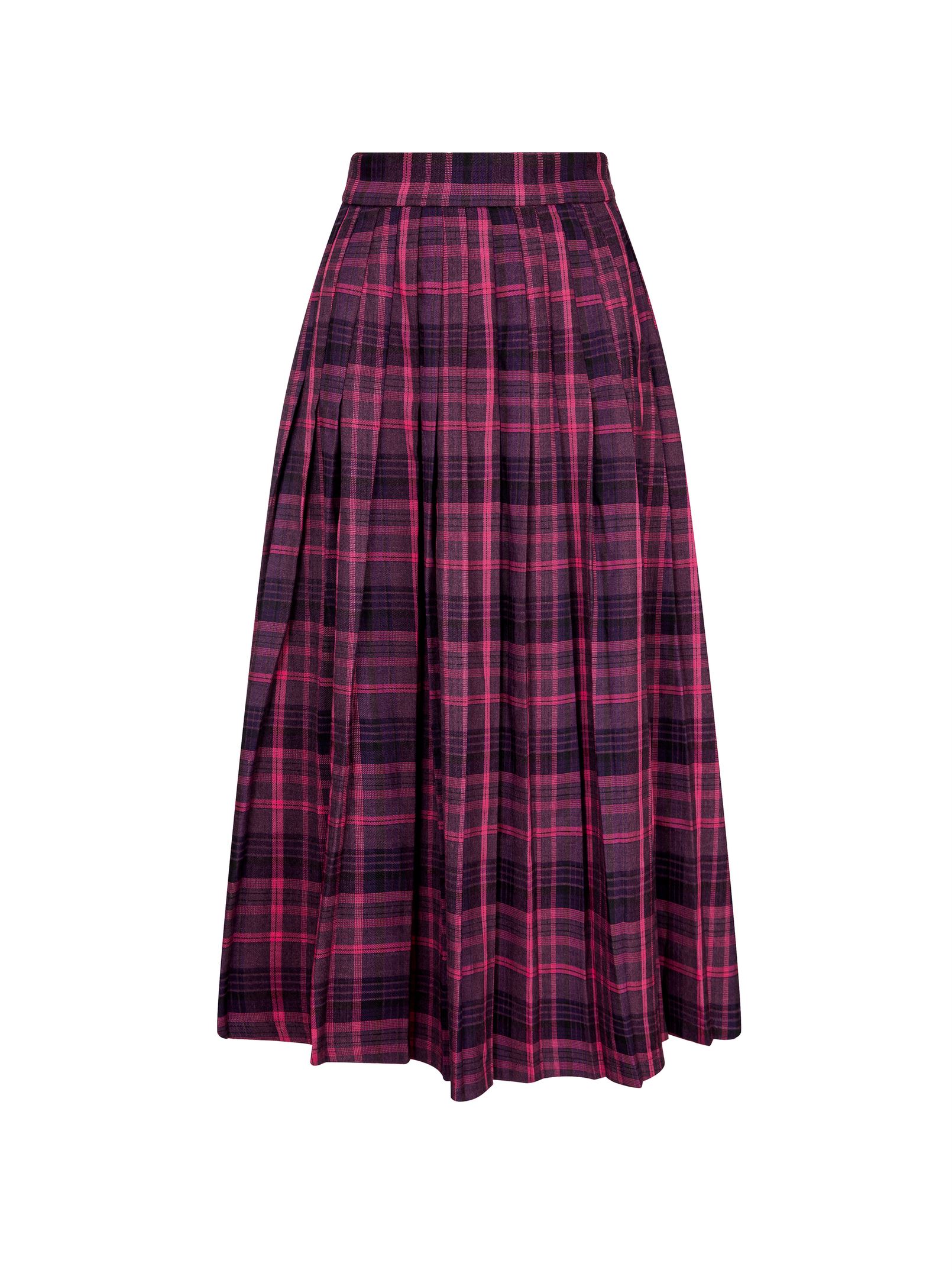 Purple Check Skirt