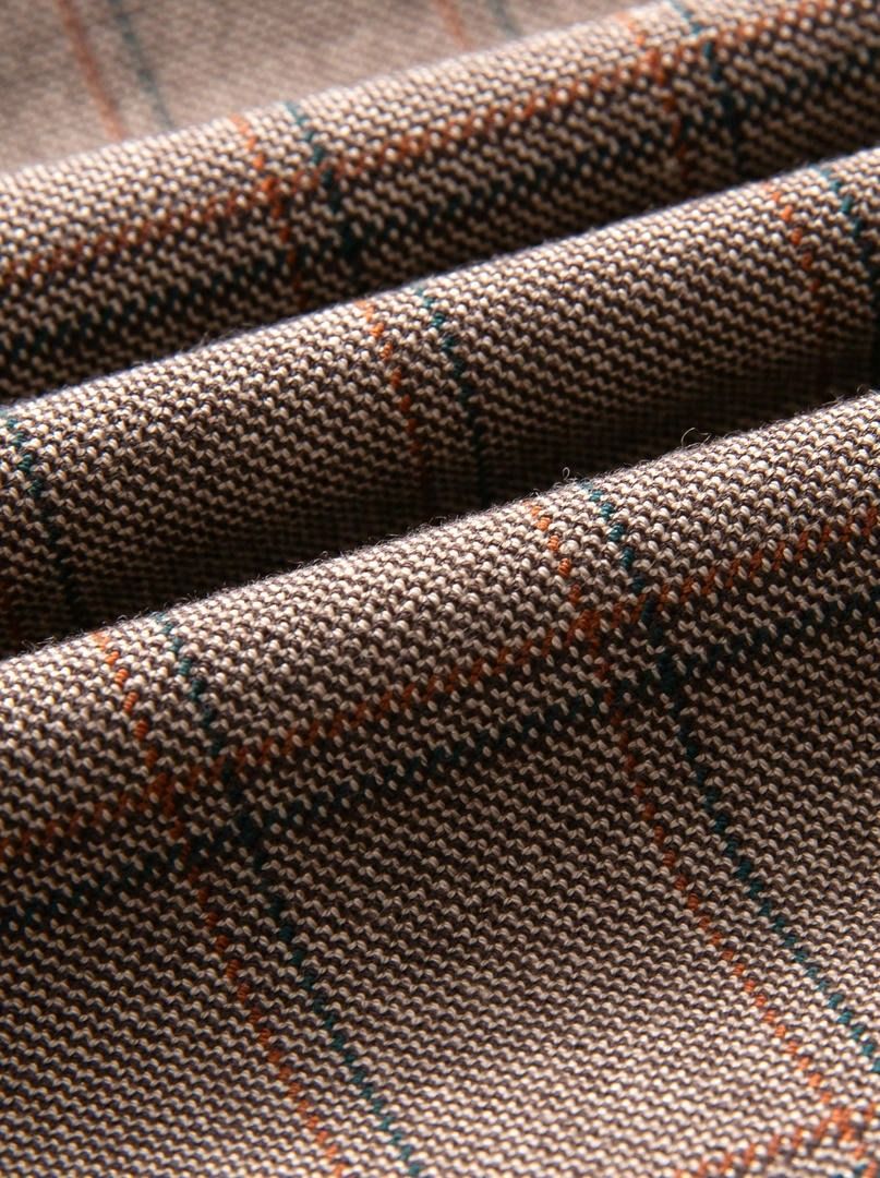 Checked Wide Pants