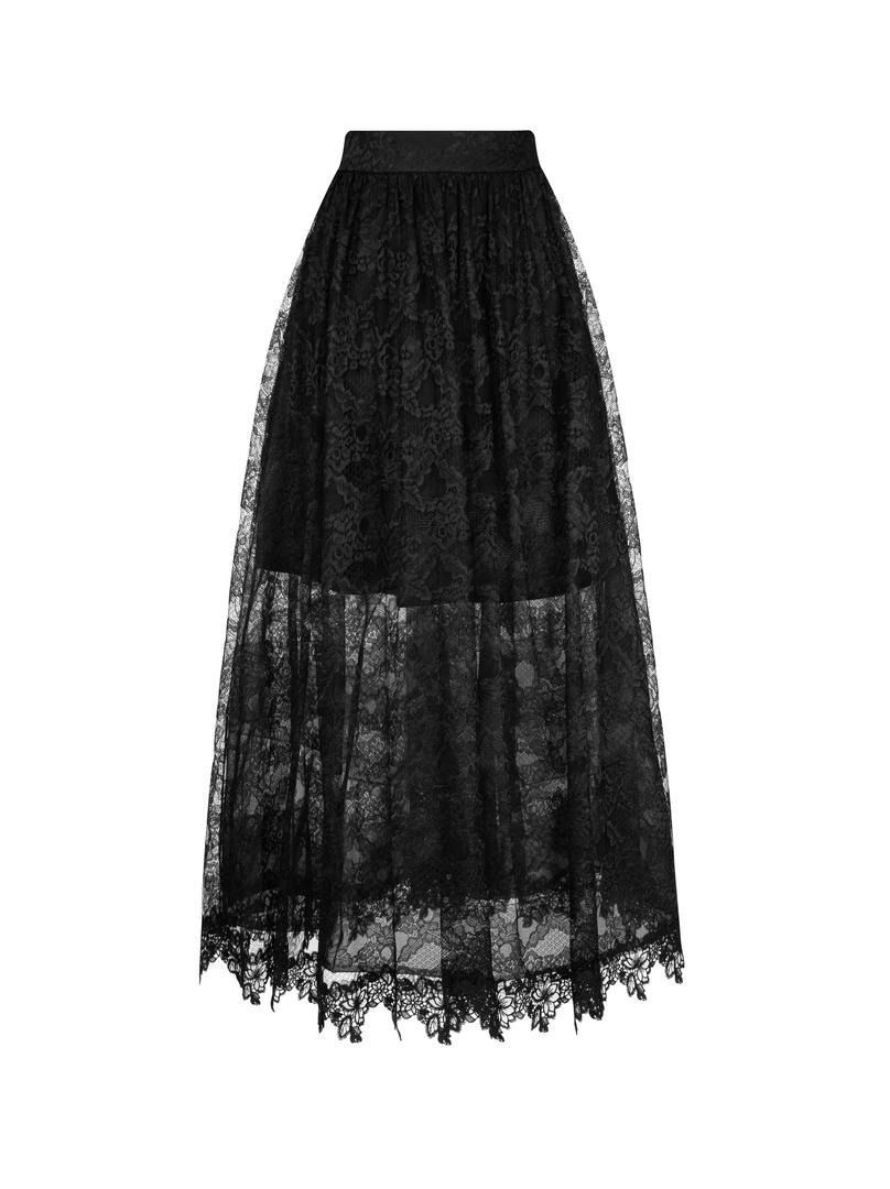 Black Lace Skirt