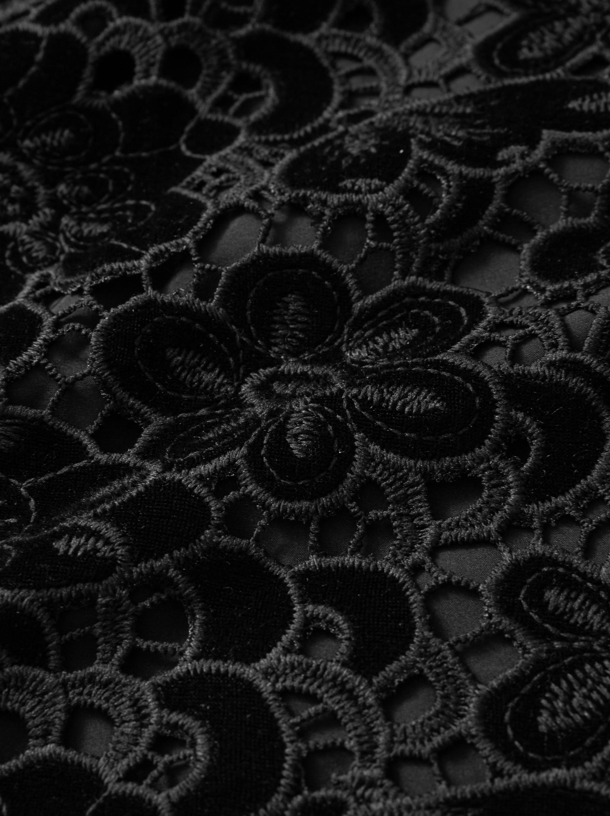 Lace & Fur Dress