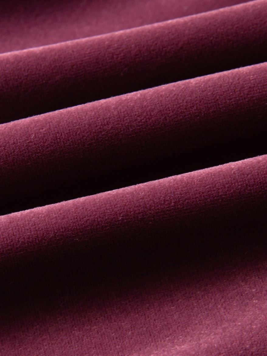 Burgundy Velvet Mesh Dress