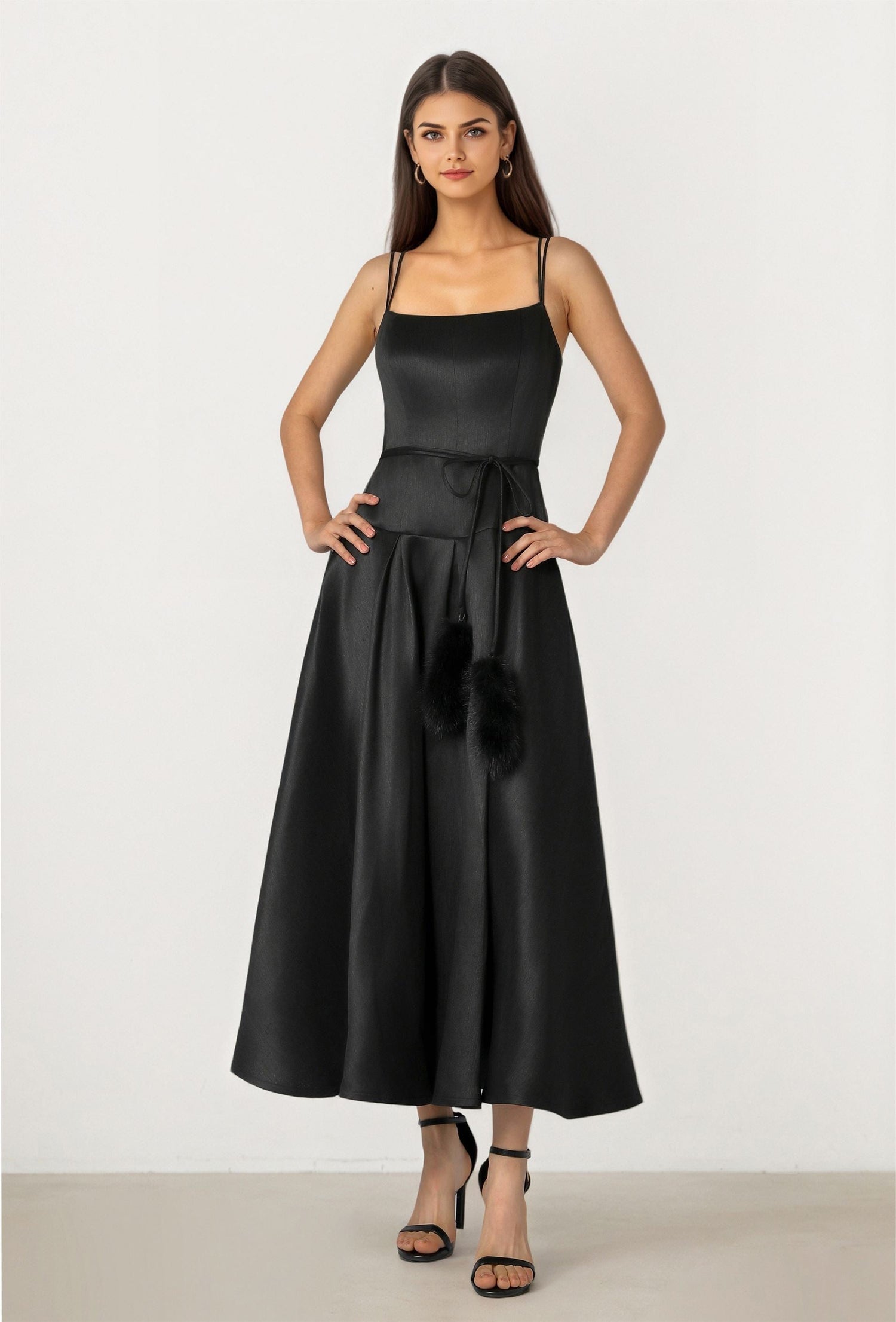 Black Taffeta Dress