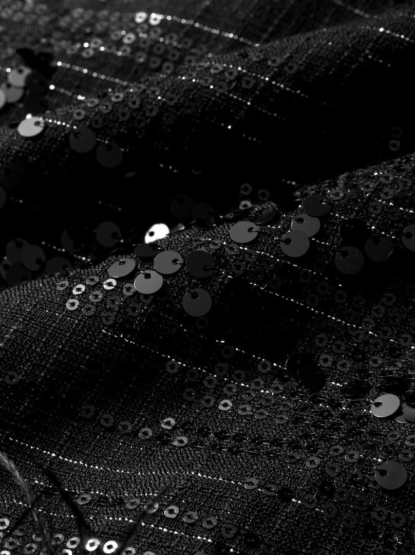 Sequin Feather Mini Dress